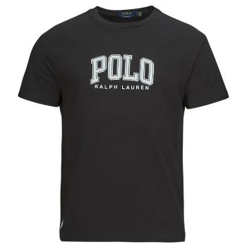 Polo Ralph Lauren  T-SHIRT AJUSTE EN COTON SERIGRAPHIE POLO RALPH LAUREN  Tričká s krátkym rukávom Čierna