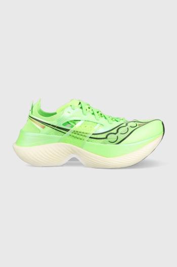 Bežecké topánky Saucony Endorphin Elite zelená farba