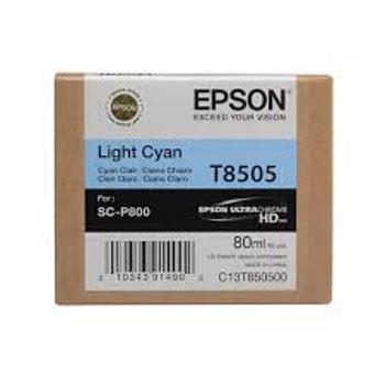 Epson T850500 svetle azúrová (light cyan) originálna cartridge