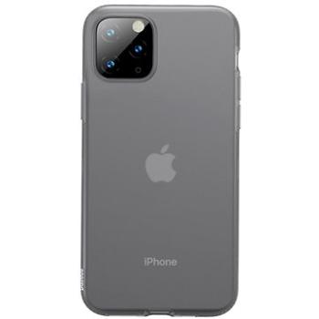 Baseus Jelly Liquid Silica Gel Protective Case pre iPhone 11 Pro Max Transparent Black (WIAPIPH65S-GD01)