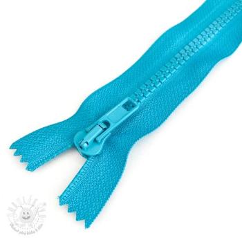 Zips kostený deliteľný 70 cm dark aqua