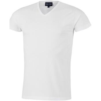 Eden Park  Tričká s krátkym rukávom T-shirt  Biela