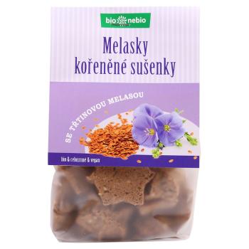 BIO NEBIO Melasky celozrnné sušienky BIO 130 g