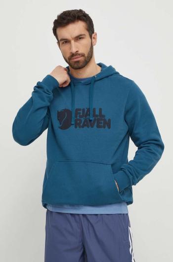 Bavlnená mikina Fjallraven Fjällräven Logo Hoodie pánska, s kapucňou, s potlačou, F84144