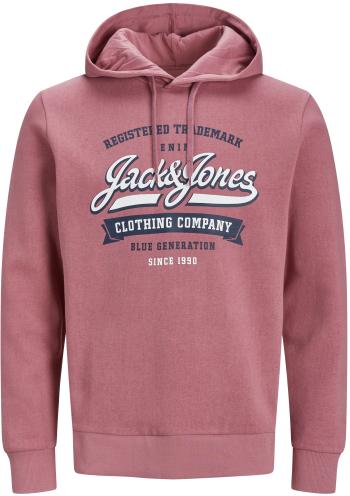 Jack&Jones Pánska mikina JELOGO Standard Fit 12233597 Mesa Rose XXL