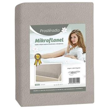 Bellatex Mikroflanel – 90 × 200 cm – svetlosivá (4106)