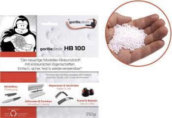 Gorilla Plastic HB100 modelovacie perly biela 250 g