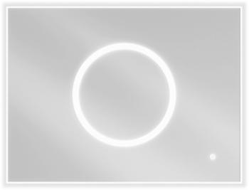 MEXEN - Koga zrkadlo s osvetlením 80 x 60 cm, LED 600 9821-080-060-611-00