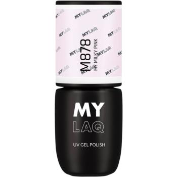 MYLAQ UV Gel Polish gélový lak na nechty odtieň My Milky Pink 5 ml