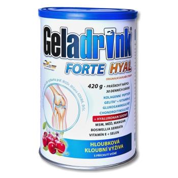 GELADRINK Forte Hyal nápoj višňa 420 g