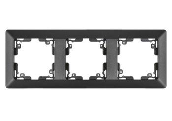 EMOS Antracitový rámček trojnásobný A6004.6