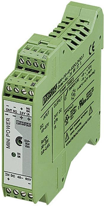 Phoenix Contact MINI-PS-48-60DC/24DC/1 sieťový zdroj na montážnu lištu (DIN lištu)  24 V/DC 1 A 24 W 1 x