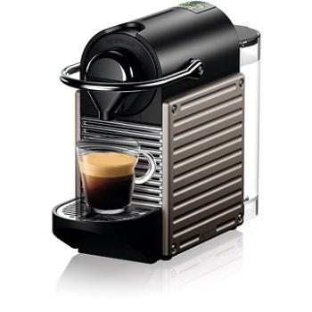 NESPRESSO Krups Pixie Electric Titanium XN304T10 + ZDARMA Voucher Poukaz na kávu Nespresso v hodnote 20 €