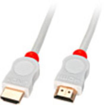 LINDY HDMI prepojovací kábel #####HDMI-A Stecker, #####HDMI-A Stecker 0.50 m biela 41410 high speed HDMI, guľatý, UL cer