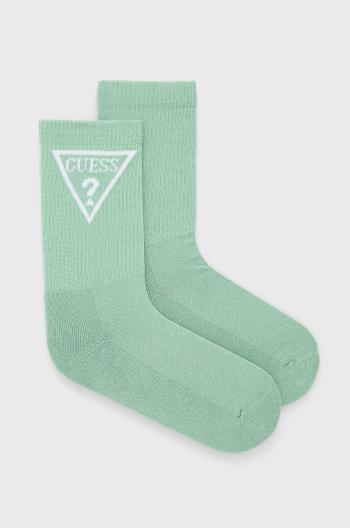 Ponožky Guess dámske, zelená farba