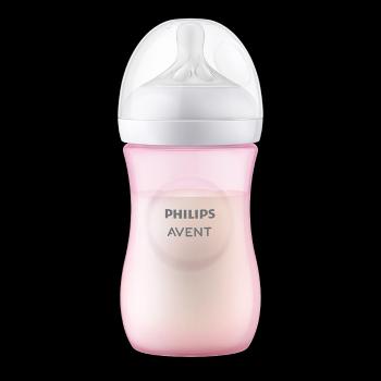 PHILIPS AVENT Fľaša Natural Response 260ml, 1m+ ružová