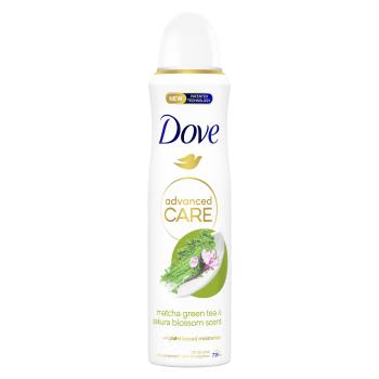 DOVE Advanced care Matcha a Zelený čaj antiperspirant sprej 150 ml