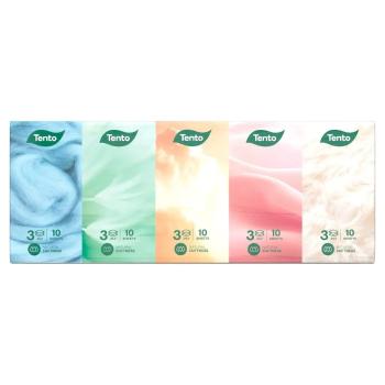 TENTO HYGIENICKE VRECKOVKY 3 VRSTVOVE NATURAL SOFTNESS 10X10,100KS