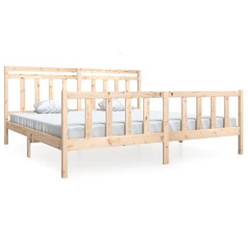 Rám postele masívne drevo 200 × 200 cm, 3100978