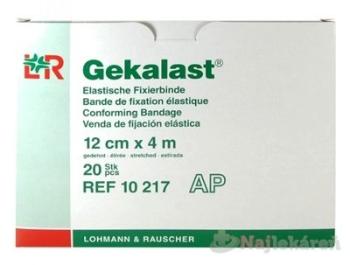 GEKALAST HYDROF. ELAST. FIXAČNÝ OBVAZ 12cmx4m 20ks