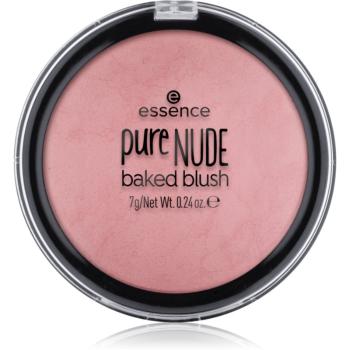 essence pure NUDE baked púdrová lícenka odtieň 02 - Pink Flush 7 g