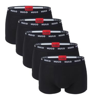 HUGO - boxerky 5PACK cotton stretch black combo - limitovaná fashion edícia (HUGO BOSS)-M (83-89 cm)