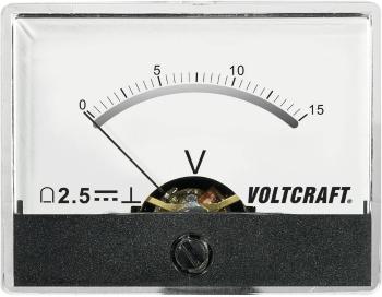 VOLTCRAFT AM-60X46/15V/DC Vstavané meracie zariadenie AM-60X46 / 15V / DC  15 V otočná cievka