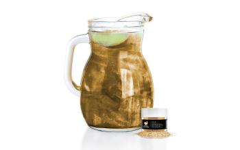 Jedlé trblietky do nápojov - zlaté - Gold Brew Glitter® - 4 g - Brew Glitter
