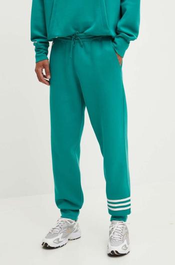 Tepláky adidas Originals tyrkysová farba, jednofarebné, JF9151