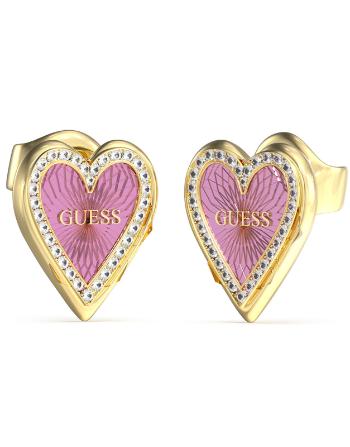 Guess Krásne bicolor náušnice Love Me Tender JUBE03237JWYGPPT/U