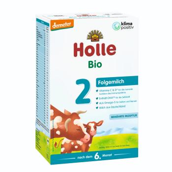 HOLLE BIO pokračovacia detská mliečna výživa 2 od 6 mesiacov 600 g