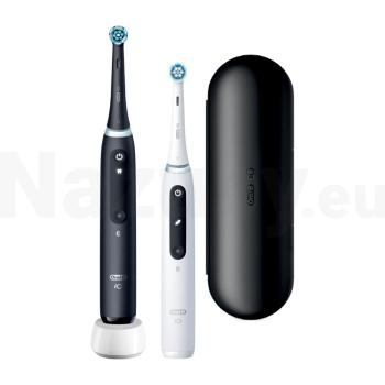 Oral-B iO Series 5 Duo Black+White magnetická zubná kefka 2 ks - 100 dní na vyskúšanie tovaru