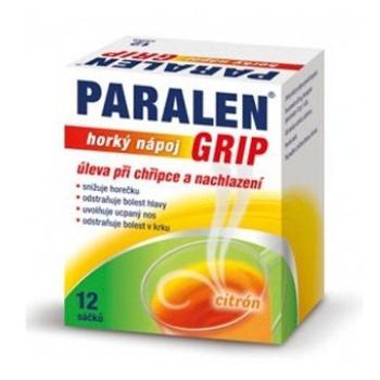 Paralen Grip horúci nápoj citrón 650 mg/10 mg plu.por.1 x 12