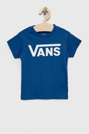 Detské bavlnené tričko Vans BY VANS CLASSIC KIDS true blue/white s potlačou