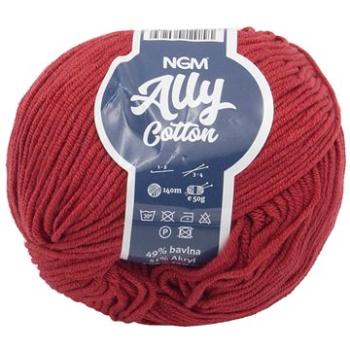 Ally cotton 50 g – 009 červená (6801)