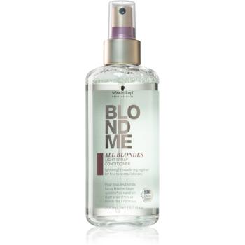 Schwarzkopf Professional Blondme All Blondes Light ľahký kondicionér v spreji pre jemné vlasy 200 ml