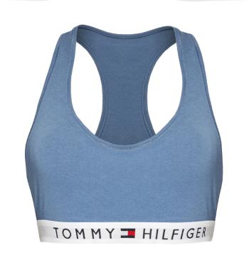 TOMMY HILFIGER - braletka Tommy original cotton iron blue z organickej bavlny - limitovaná edícia-S