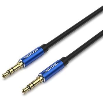 Vention 3.5 mm Male to Male Audio Cable 1 m Blue Aluminum Alloy Type (BAXLF)
