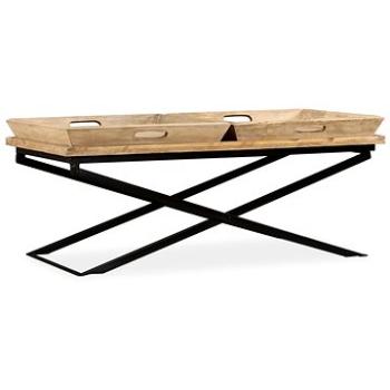 SHUMEE Konferenčný stolík z masívneho mangovníkového dreva 110 × 55 × 42 cm, 244898