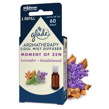 GLADE Aromatherapy Cool Mist Esenciálny olej do arómy difuzéra Moment of Zen 17,4 ml