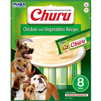 Inaba Churu Dog kuracie so zeleninou 8× 20 g (8859387701152)