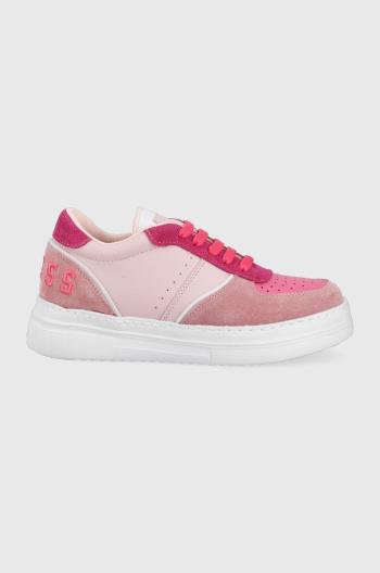 Detské topánky Guess ružová farba