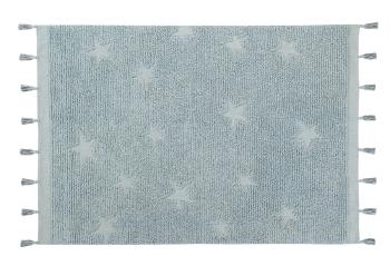 Ourbaby Hippy Stars rug blue 32033-0 obdĺžnik 120x175 cm modrá