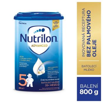 EXP: 13.08.2023 NUTRILON 5 Mlieko batoľacie 800 g, 35+