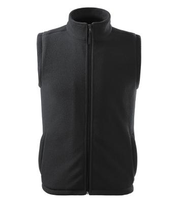 MALFINI Fleecová vesta Next - Ebony gray | XS