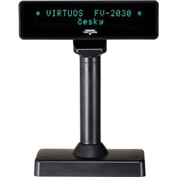 Virtuos VFD FV-2030B čierny, RS-232 (EJG1005)