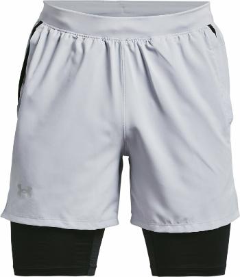 Under Armour Men's UA Launch 5'' 2-in-1 Shorts Mod Gray/Black XL