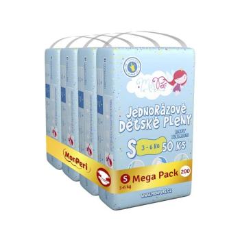 MonPeri Mega Pack S 3-6 kg 200 ks