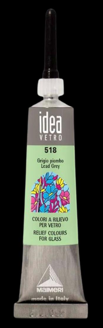 MAIMERI VETRO RILIEVO - Kontúra na sklo (518 - lead grey, 20 ml)