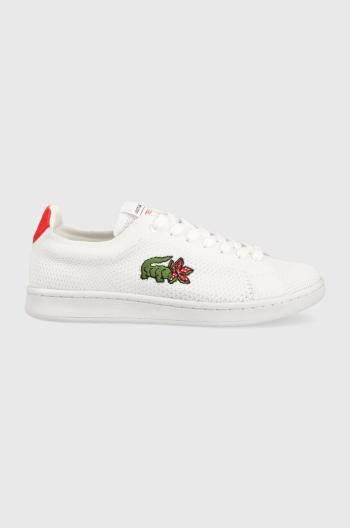 Tenisky Lacoste x Stranger Things Carnaby Piquee biela farba, 45SFA0098